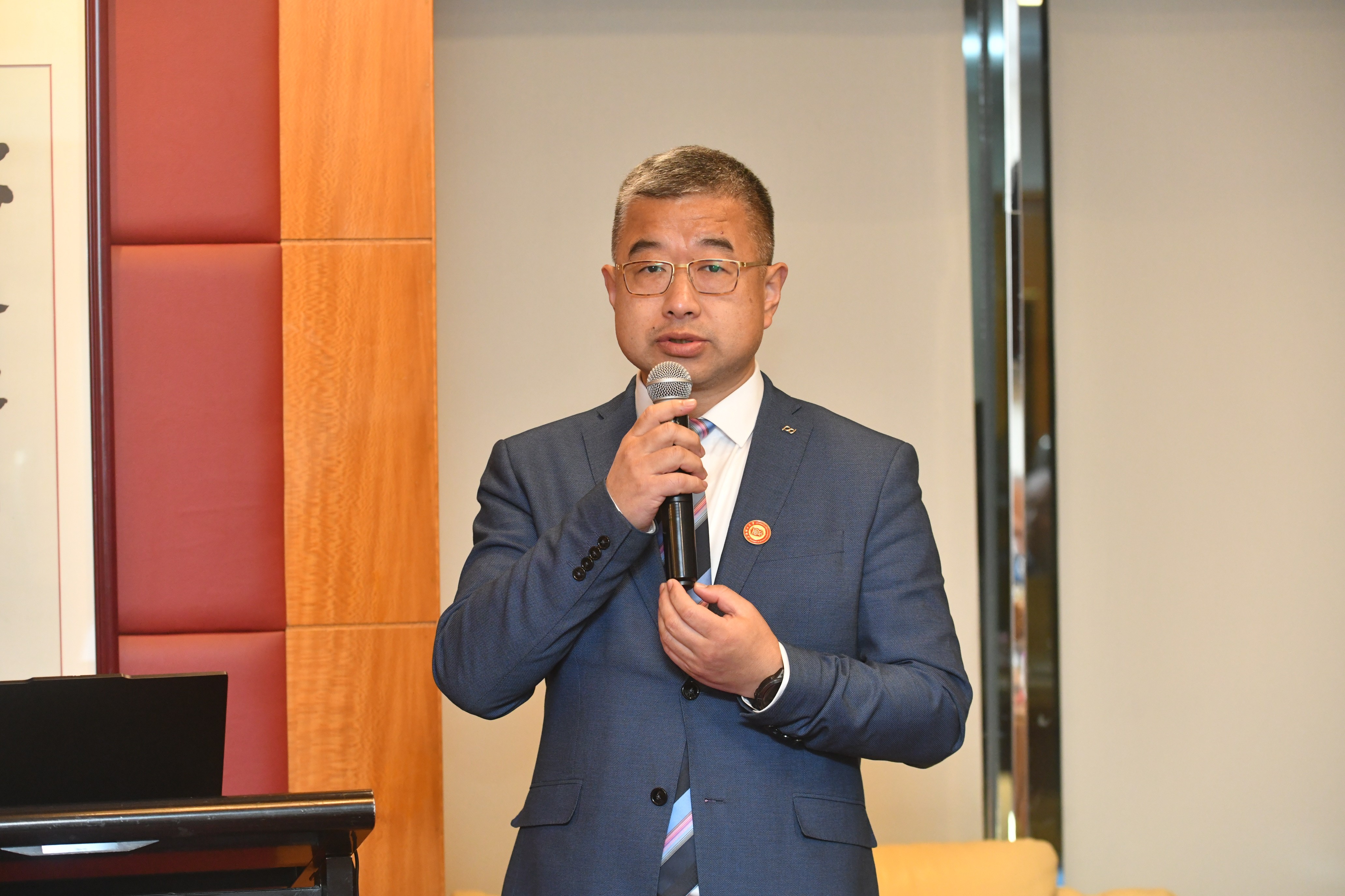 會長王東哲致辭